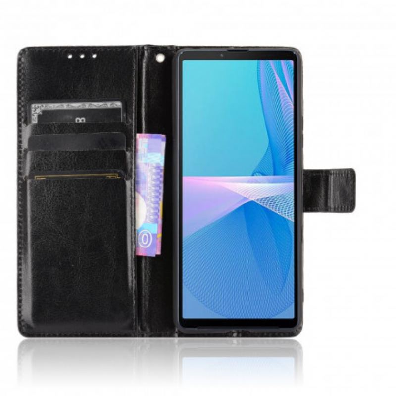 Housse Sony Xperia 10 III Simili Cuir Flashy