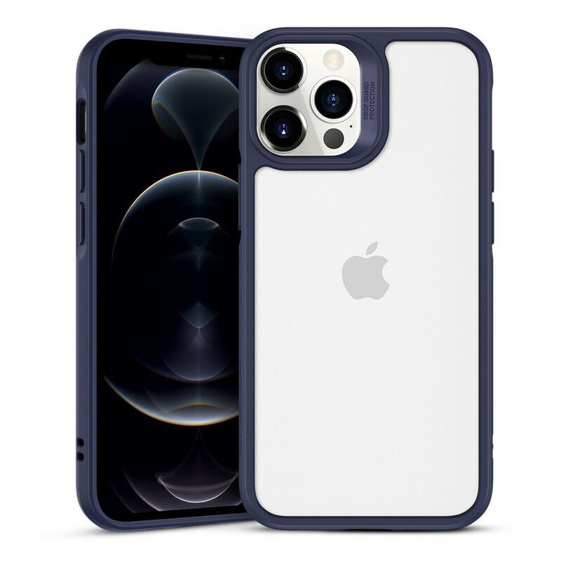 Coque iPhone 12 / 12 Pro Dos en Verre et Rebords en Silicone