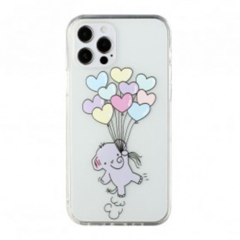 Coque iPhone 12 / 12 Pro Éléphant Ballons