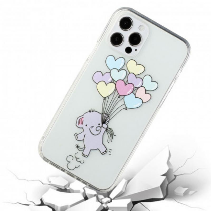 Coque iPhone 12 / 12 Pro Éléphant Ballons