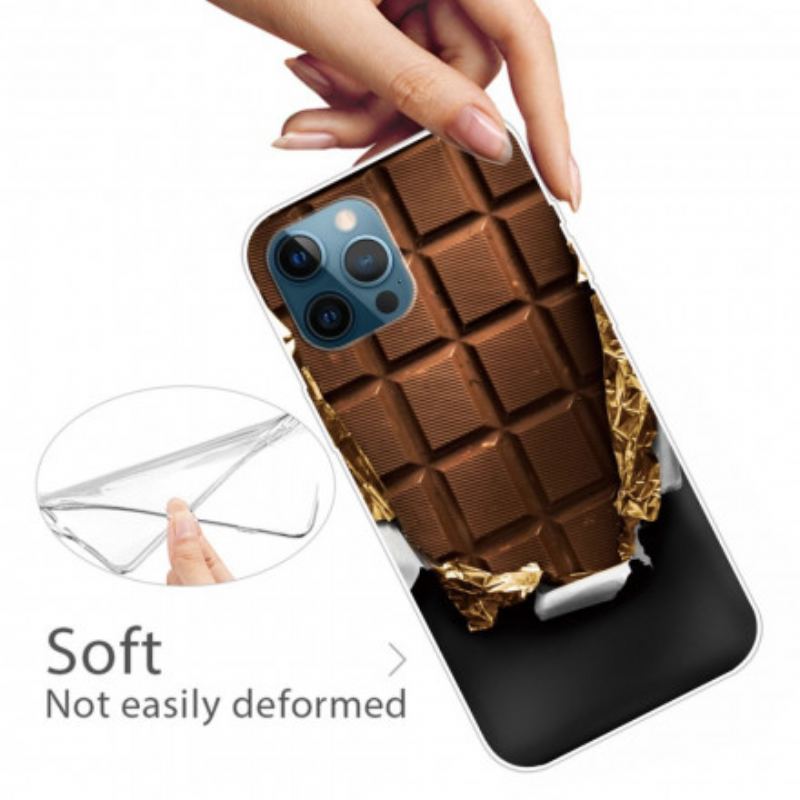 Coque iPhone 12 / 12 Pro Flexible Chocolat