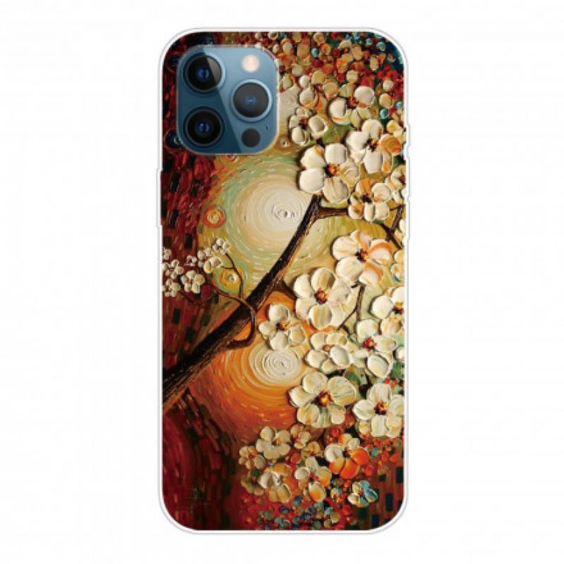 Coque iPhone 12 / 12 Pro Flexible Fleurs