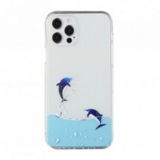 Coque iPhone 12 / 12 Pro Jeux de Dauphins