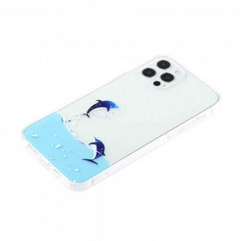 Coque iPhone 12 / 12 Pro Jeux de Dauphins