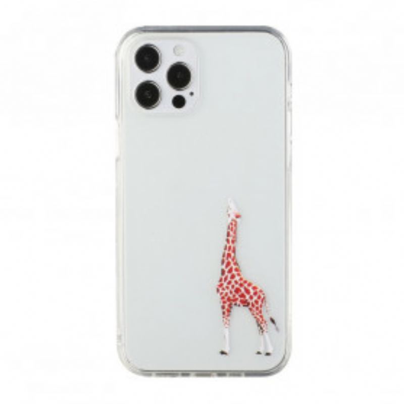 Coque iPhone 12 / 12 Pro Jeux de Girafe Logo