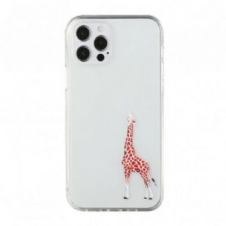 Coque iPhone 12 / 12 Pro Jeux de Girafe Logo