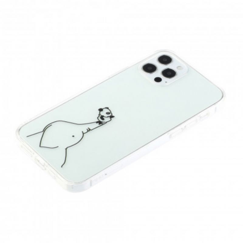 Coque iPhone 12 / 12 Pro Jeux de Panda Logo