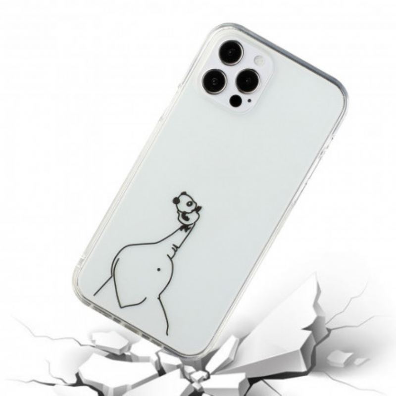 Coque iPhone 12 / 12 Pro Jeux de Panda Logo