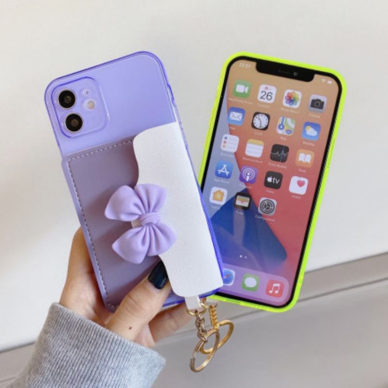 Coque iPhone 12 / 12 Pro Porte-Carte Porte-Clés