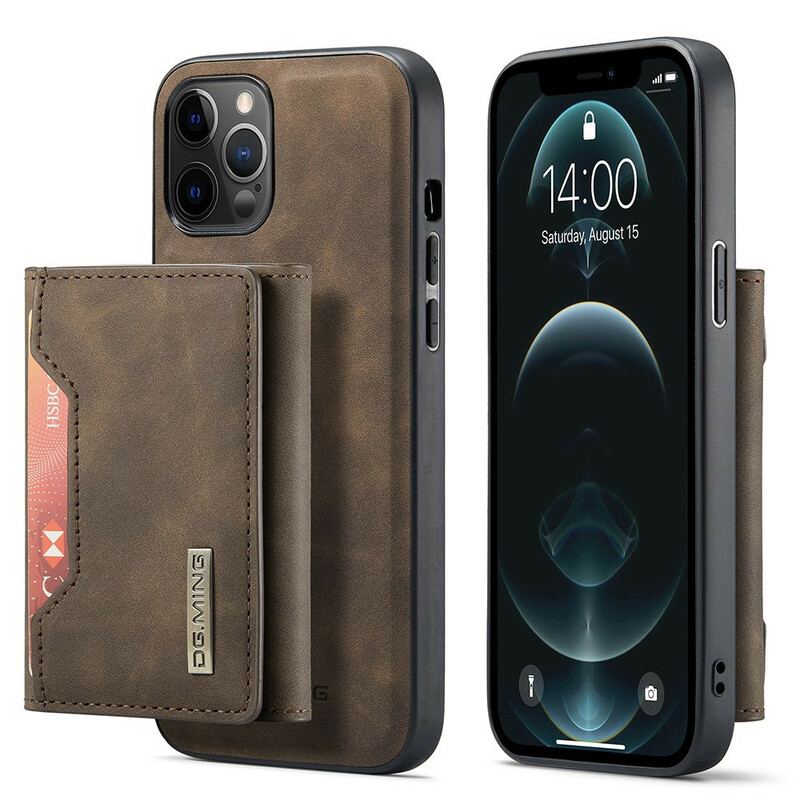 Coque iPhone 12 / 12 Pro Porte-Cartes Détachable DG.MING