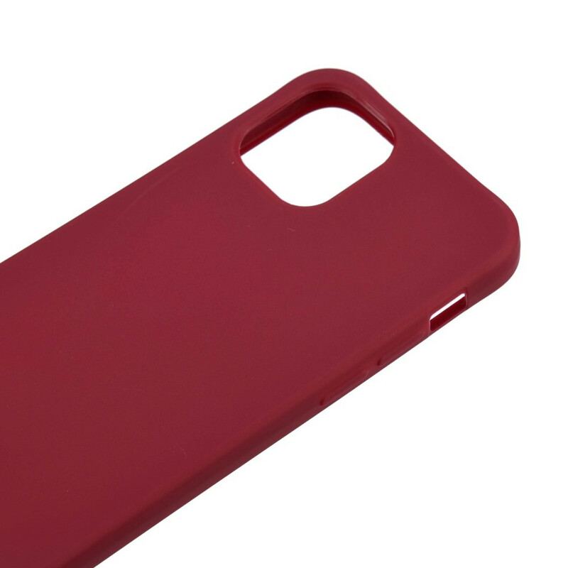 Coque iPhone 12 / 12 Pro Silicone et Cordon