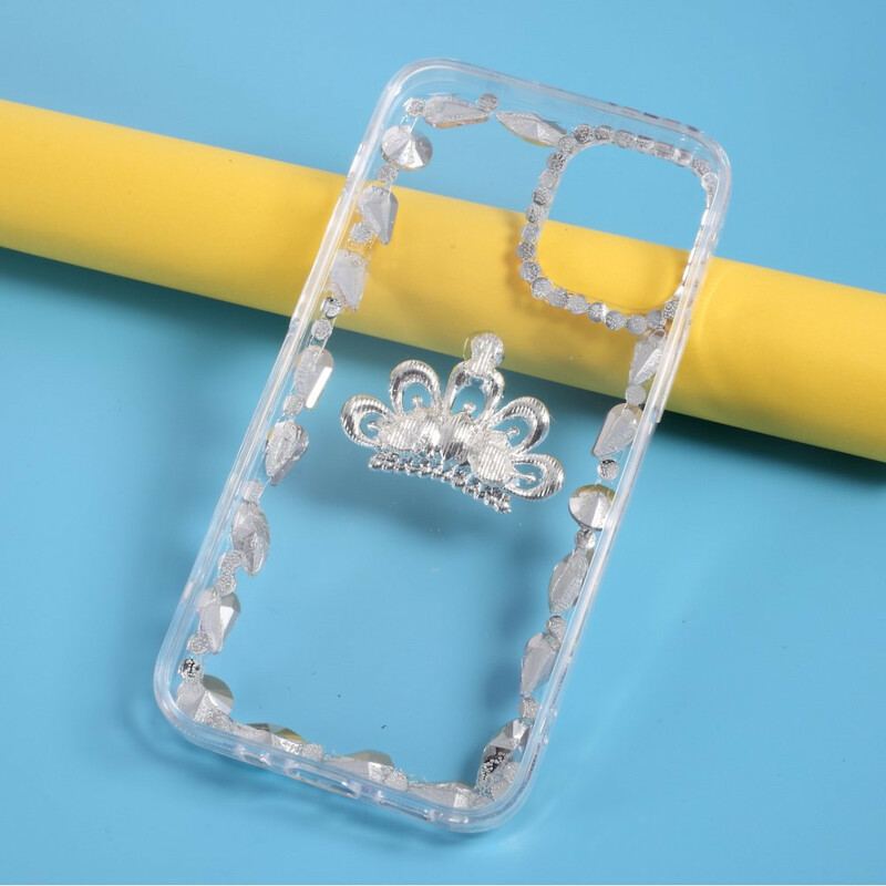 Coque iPhone 12 / 12 Pro Silicone et Strass