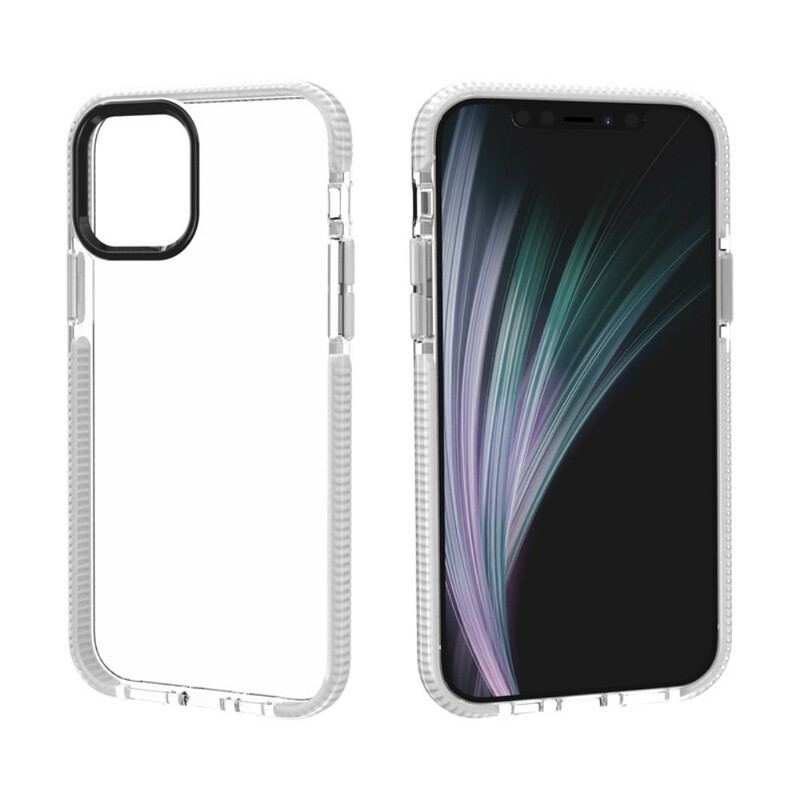 Coque iPhone 12 / 12 Pro Transparente rebords Silicone