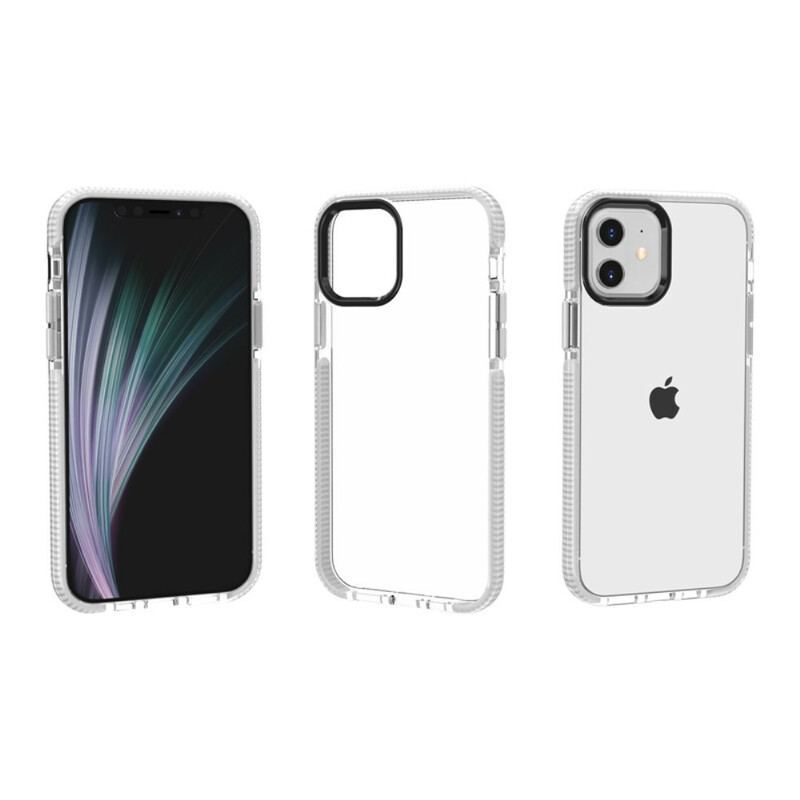 Coque iPhone 12 / 12 Pro Transparente rebords Silicone