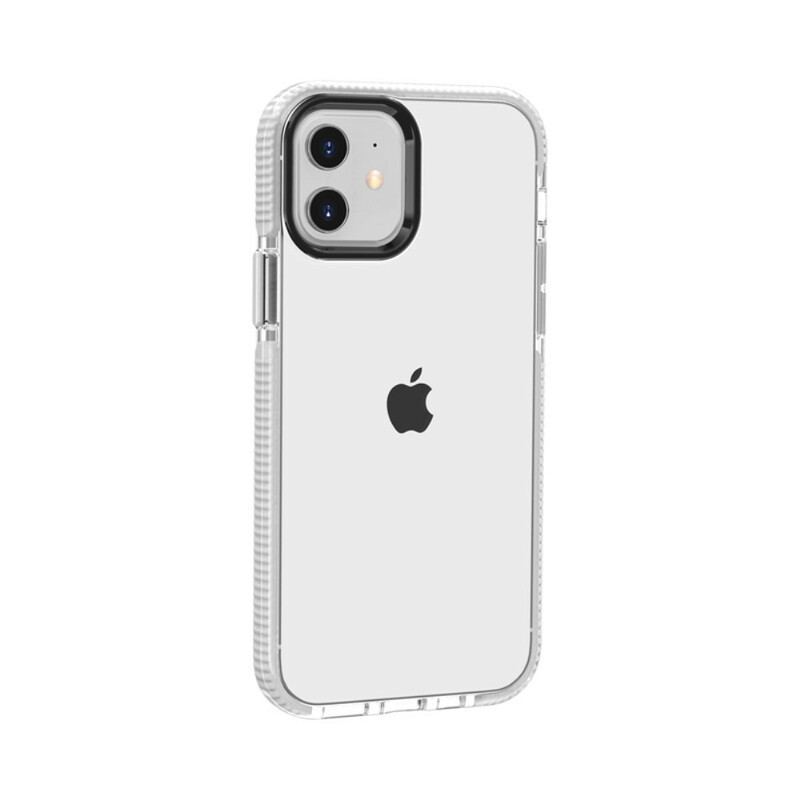 Coque iPhone 12 / 12 Pro Transparente rebords Silicone