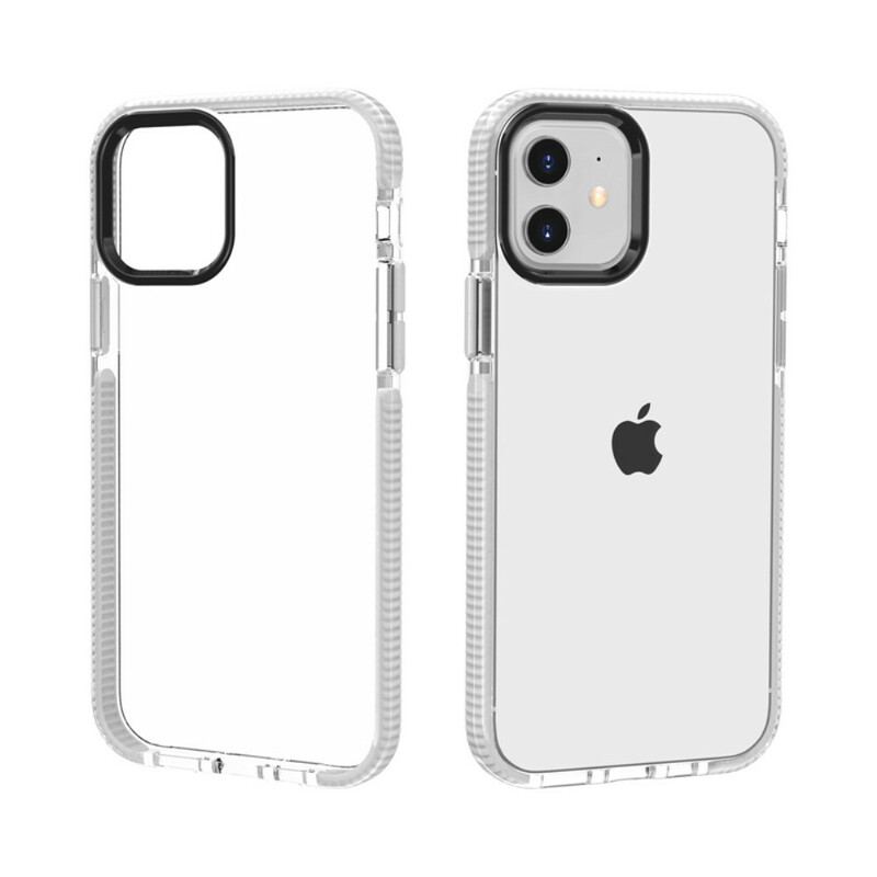 Coque iPhone 12 / 12 Pro Transparente rebords Silicone