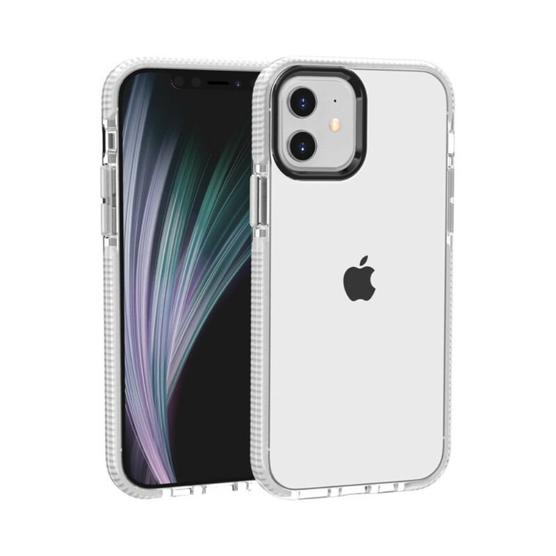 Coque iPhone 12 / 12 Pro Transparente rebords Silicone