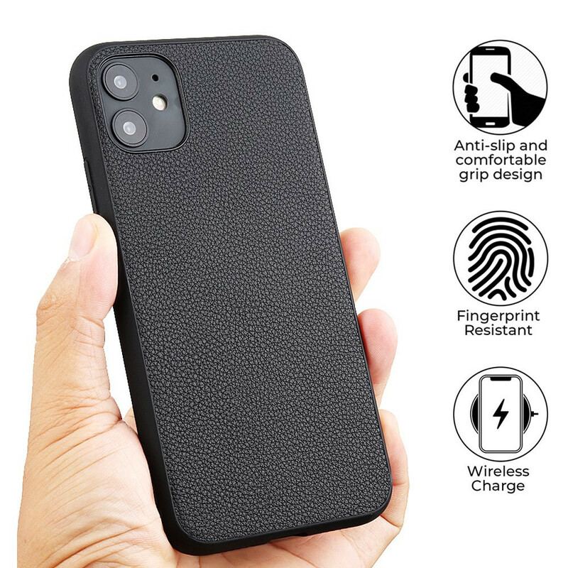 Coque iPhone 12 / 12 Pro Véritable Cuir Sobriété