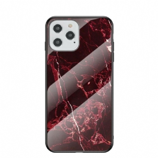 Coque iPhone 12 / 12 Pro Verre Trempé Marble Colors