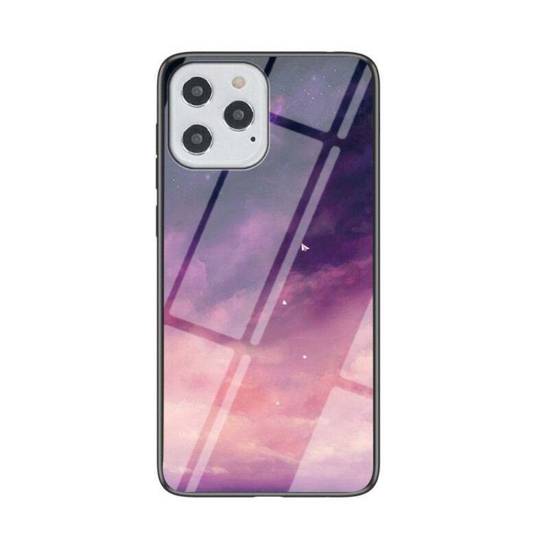 Coque iPhone 12 / 12 Pro Verre Trempé Starry Sky