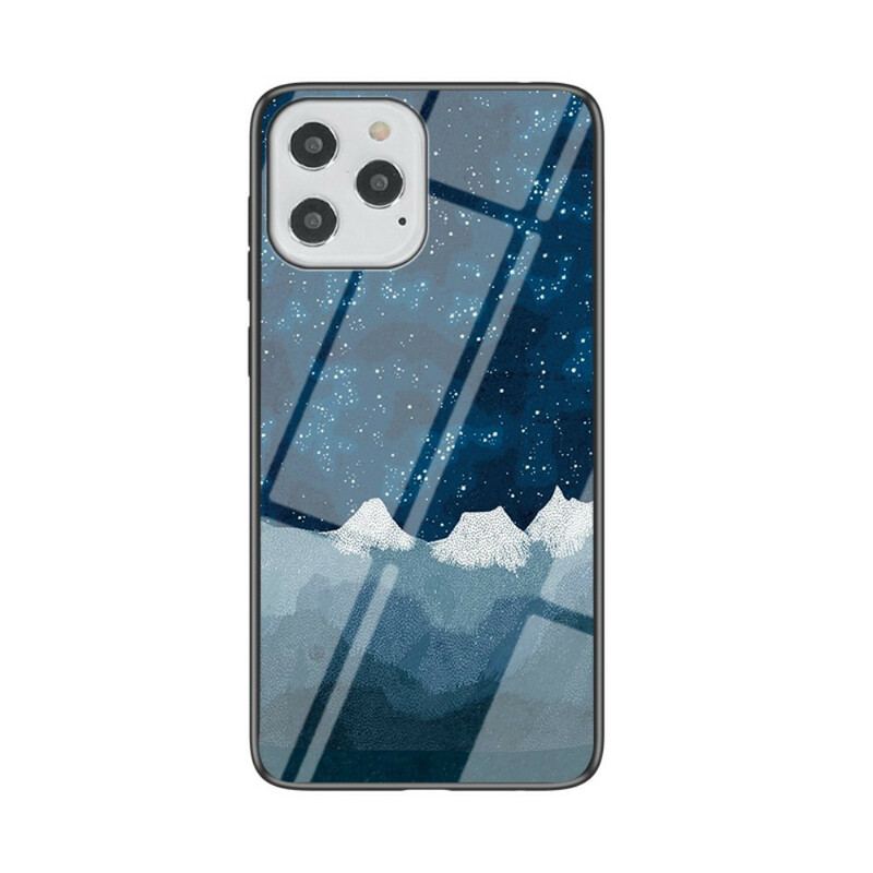 Coque iPhone 12 / 12 Pro Verre Trempé Starry Sky