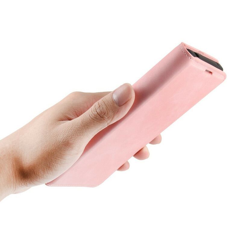 Flip Cover iPhone 12 / 12 Pro Effet Cuir Douceur