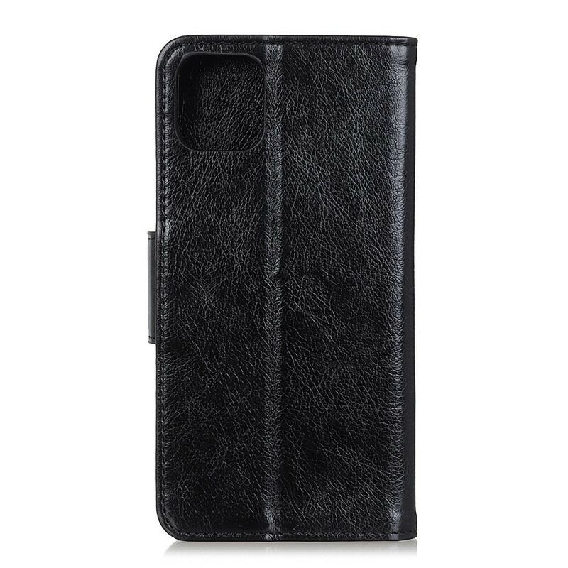 Housse iPhone 12 / 12 Pro Cuir Nappa Fendu