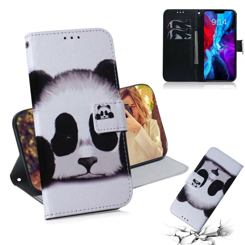 Housse iPhone 12 / 12 Pro Face de Panda