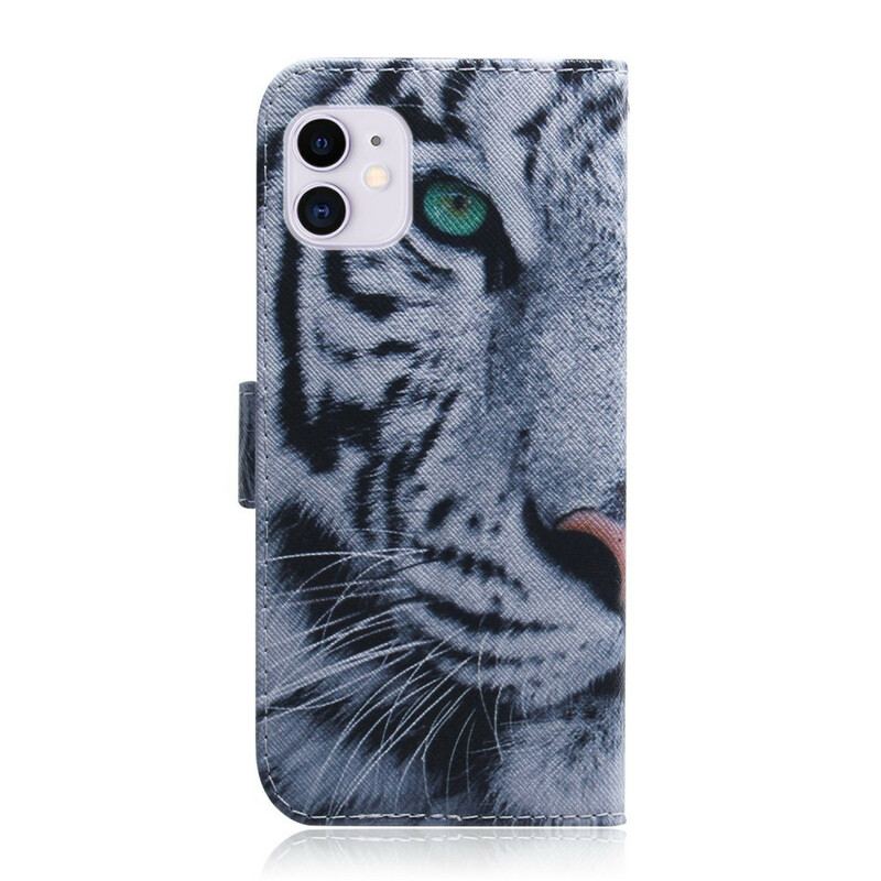 Housse iPhone 12 / 12 Pro Face de Tigre