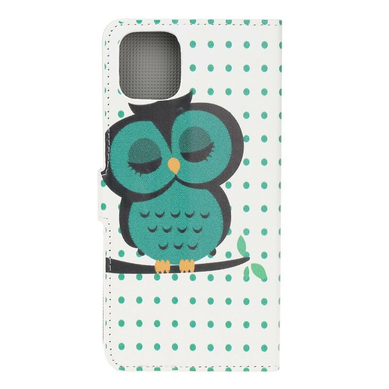 Housse iPhone 12 / 12 Pro Hibou Endormi