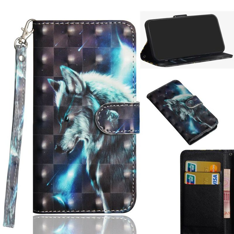 Housse iPhone 12 / 12 Pro Light Spot Loup Majestueux