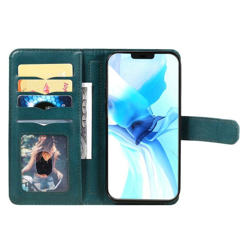 Housse iPhone 12 / 12 Pro Multi-fonctions 10 Porte-Cartes