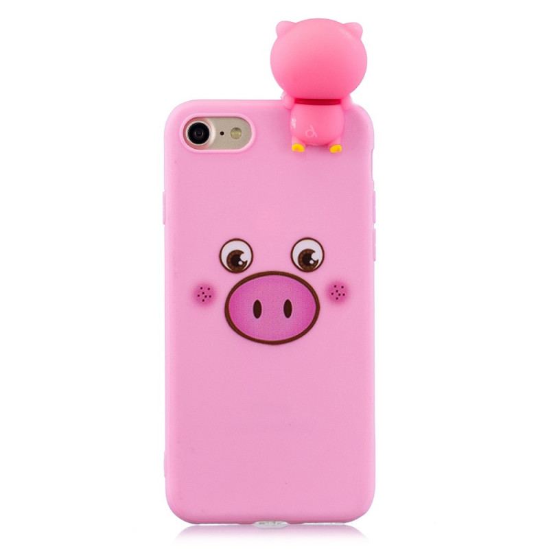 Coque iPhone SE 3 / SE 2 / 8 / 7 Cochon Fun