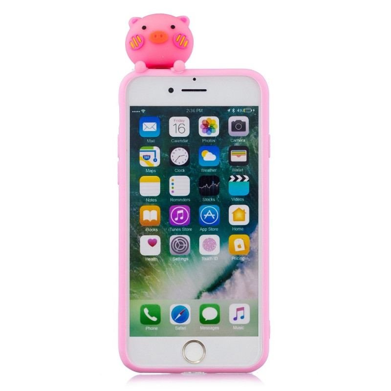 Coque iPhone SE 3 / SE 2 / 8 / 7 Cochon Fun