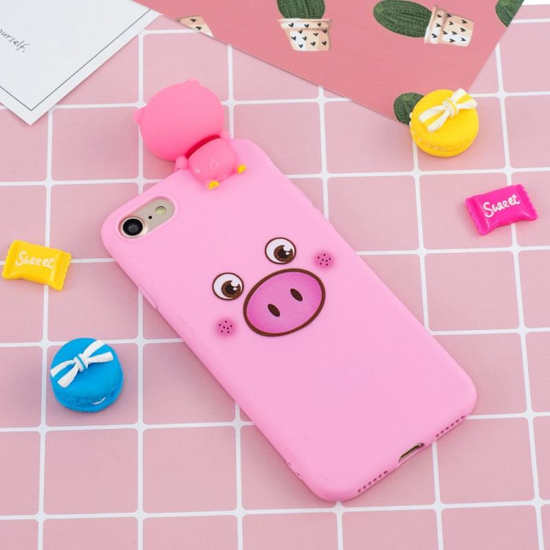 Coque iPhone SE 3 / SE 2 / 8 / 7 Cochon Fun