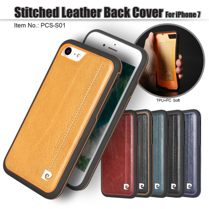 Coque iPhone SE 3 / 2 / 8 / 7 Cuir Pierre Cardin