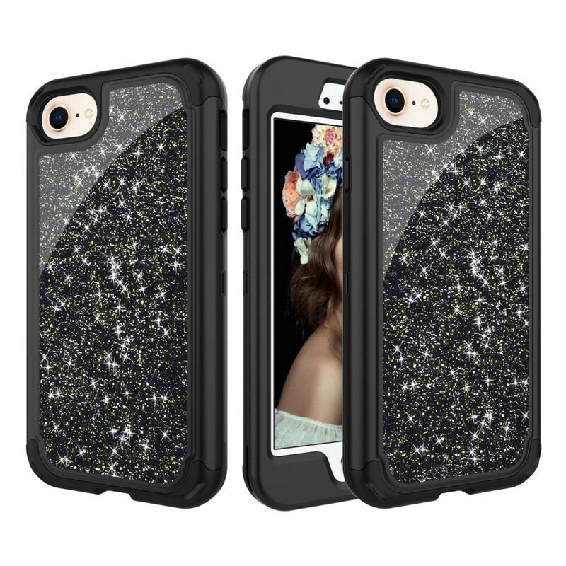 Coque iPhone SE 3 / 2 / 8 / 7 Détachable Superbes Paillettes