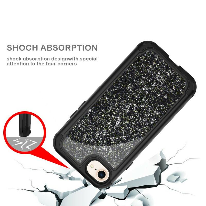 Coque iPhone SE 3 / 2 / 8 / 7 Détachable Superbes Paillettes