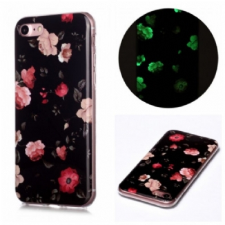 Coque iPhone SE 3 / SE 2 / 8 / 7 Fluorescente Fleurs