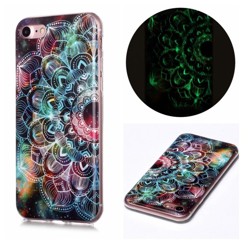 Coque iPhone SE 3 / SE 2 / 8 / 7 Fluorescente Mandala