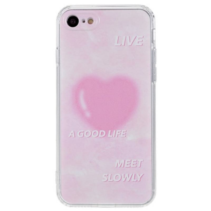 Coque iPhone SE 3 / SE 2 / 8 / 7 Live a Good Life