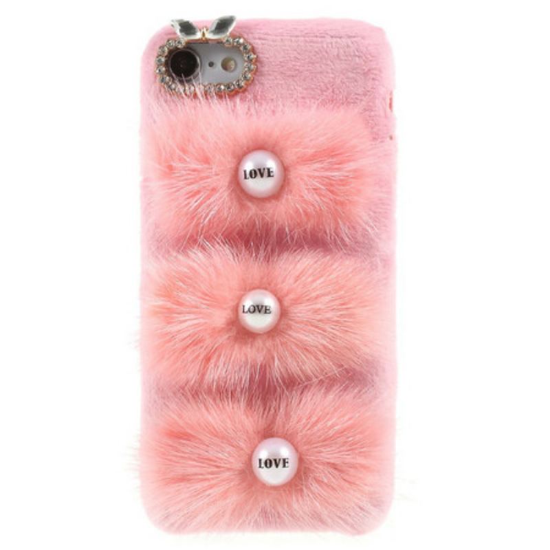 Coque iPhone SE 3 / 2 / 8 / 7 Love Fourrure