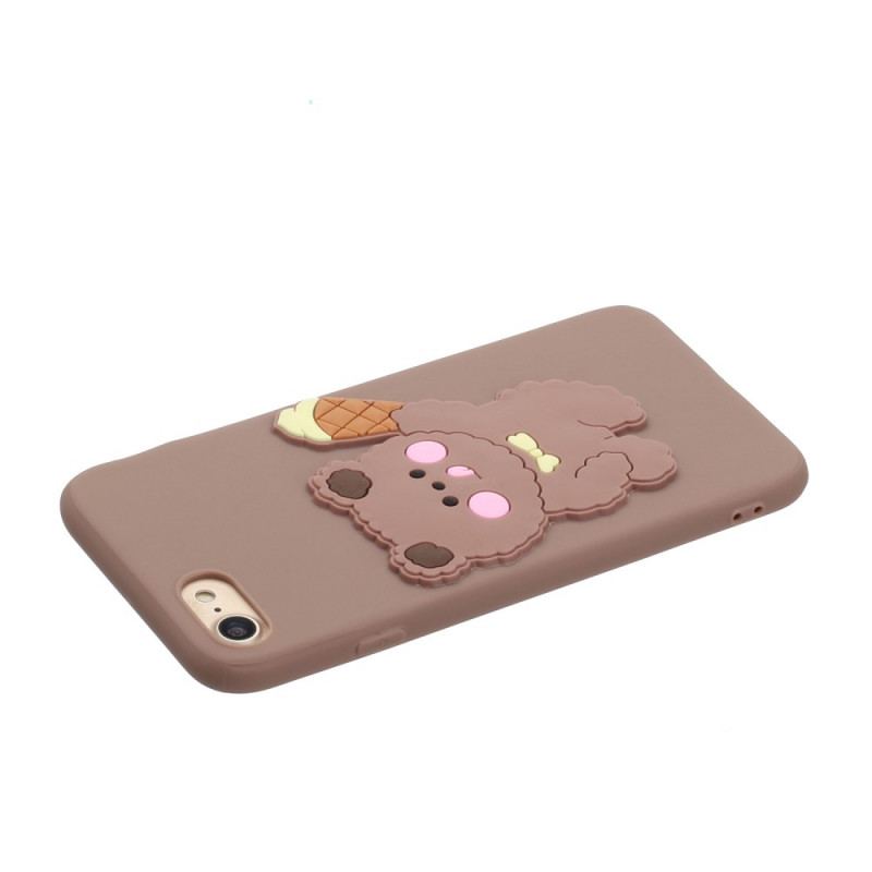 Coque iPhone SE 3 / SE 2 / 8 / 7 Silicone Ourson