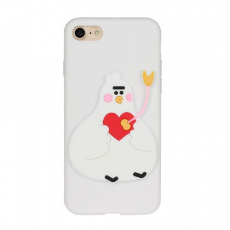 Coque iPhone SE 3 / SE 2 / 8 / 7 Silicone Poulet