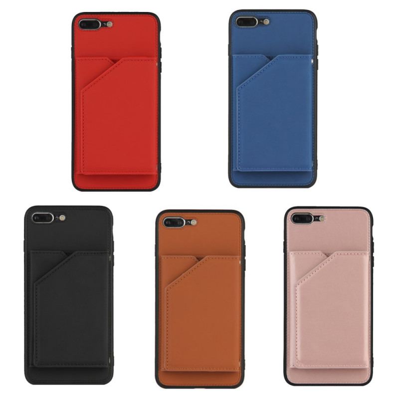 Coque iPhone SE 3 / SE 2 / 8 / 7 Simili Cuir Porte-Cartes