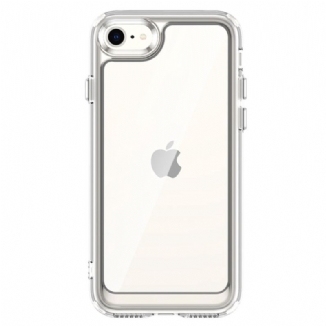 Coque iPhone SE 3 / SE 2 / 8 / 7 Transparente avec Cadre Coloré