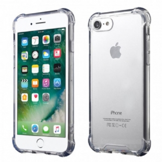 Coque iPhone Se 3 / 2 / 8 / 7 Transparente Crystal Clear Coins Renforcés