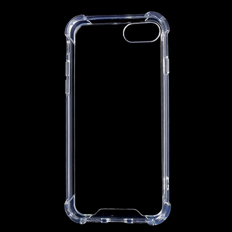 Coque iPhone Se 3 / 2 / 8 / 7 Transparente Crystal Clear Coins Renforcés