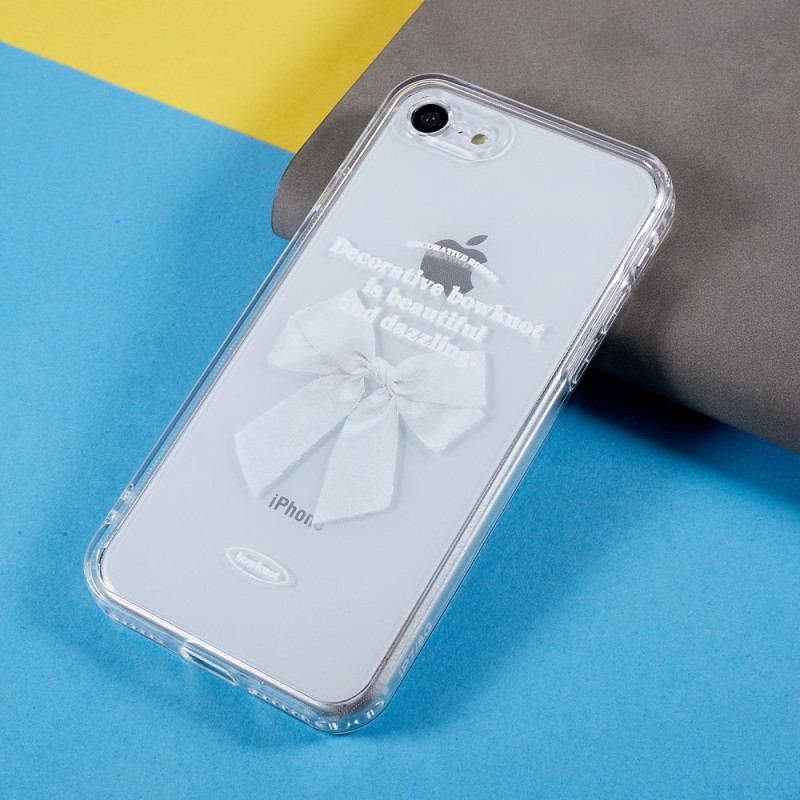 Coque iPhone SE 3 / SE 2 / 8 / 7 Transparente Noeud