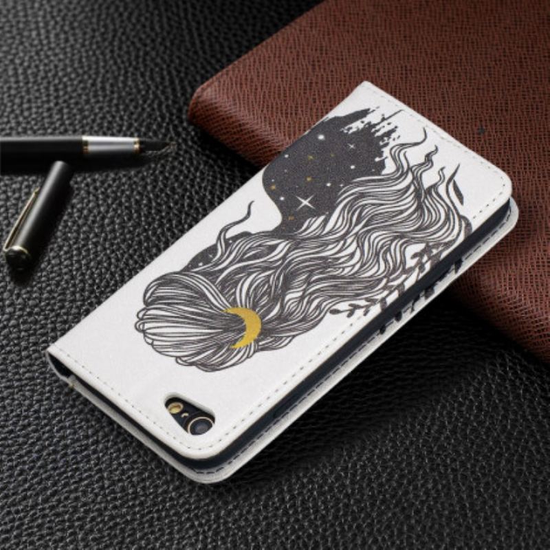 Flip Cover iPhone SE 3 / 2 / 8 / 7 Jolie Chevelure